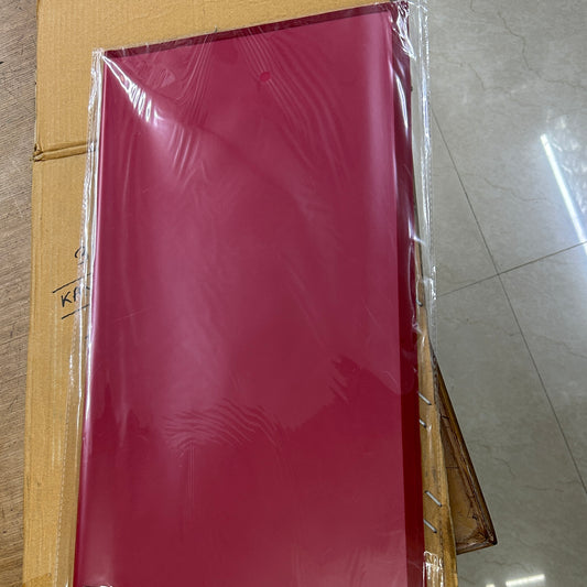 Red Matte Transparent Wrapping Bouquet Paper (20 sheets)