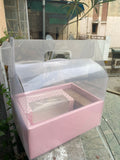 Pink Big Handle Hamper Box