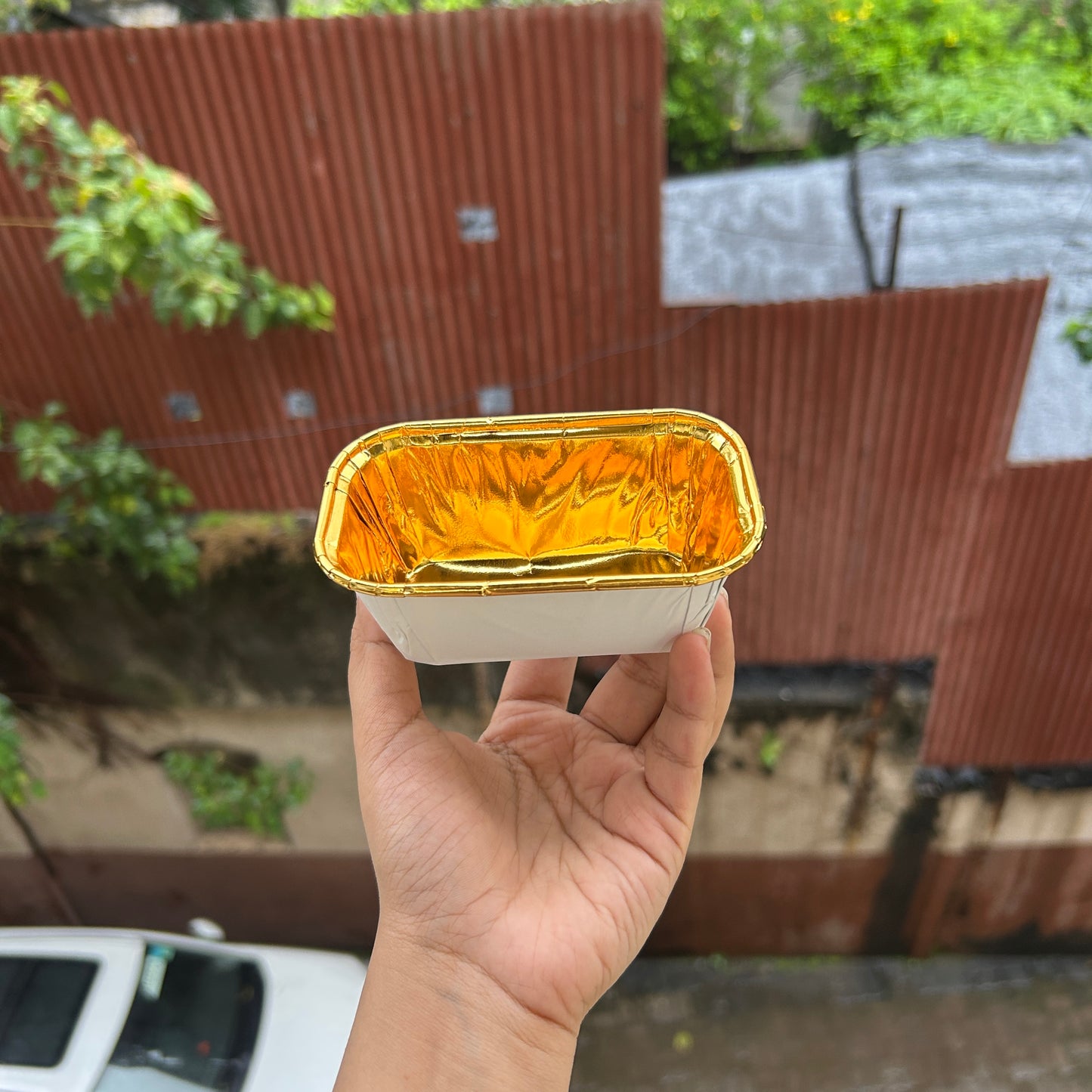 Metallic Mini Loaf Liner 10pcs
