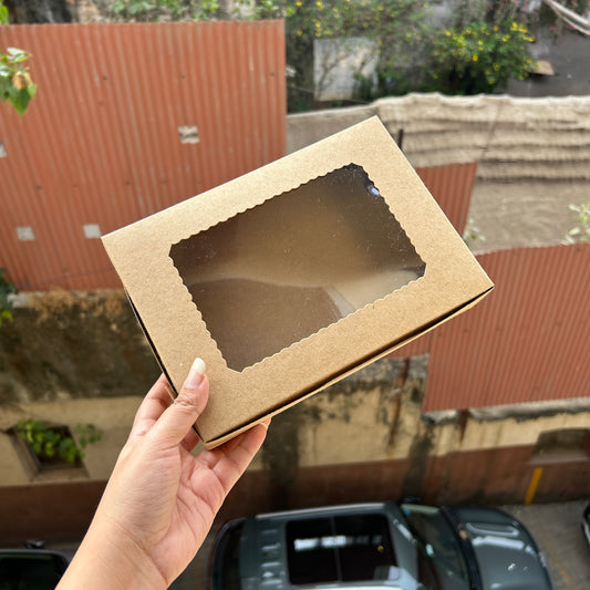 Kraft Boxes - 6 Brownie Box (10pc)