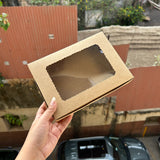 Kraft Boxes - 6 Brownie Box (10pc)