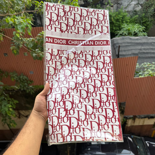 Printed Bouquet Wrapping Sheet (20 pcs) - Maroon