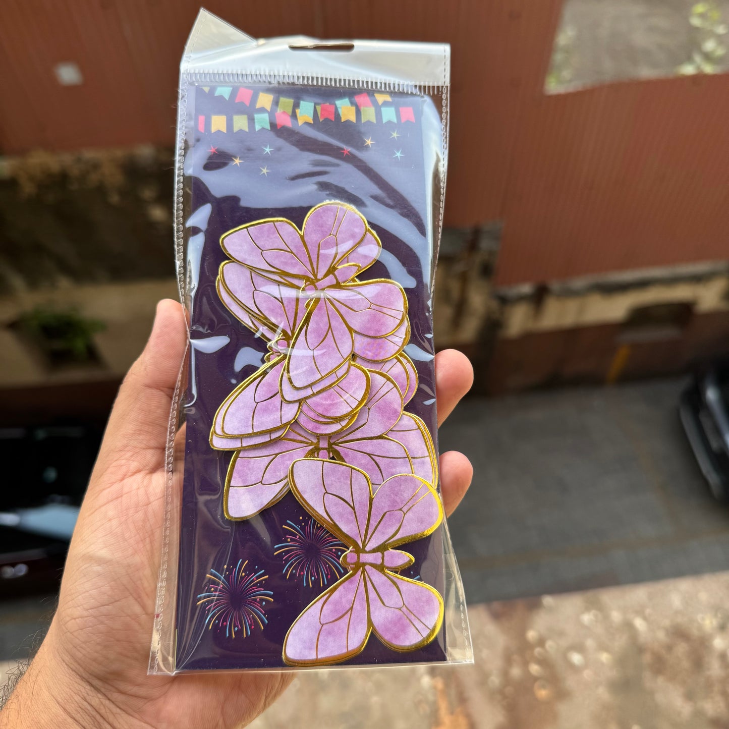 Purple Aesthetic Butterfly Paper