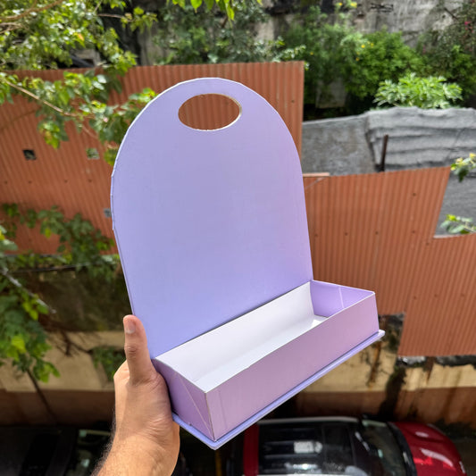 Collapsible Hamper Stand Lilac