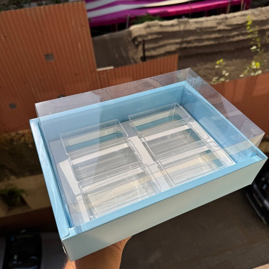 Trending Rectangle Mousse Cup Box (10pc)