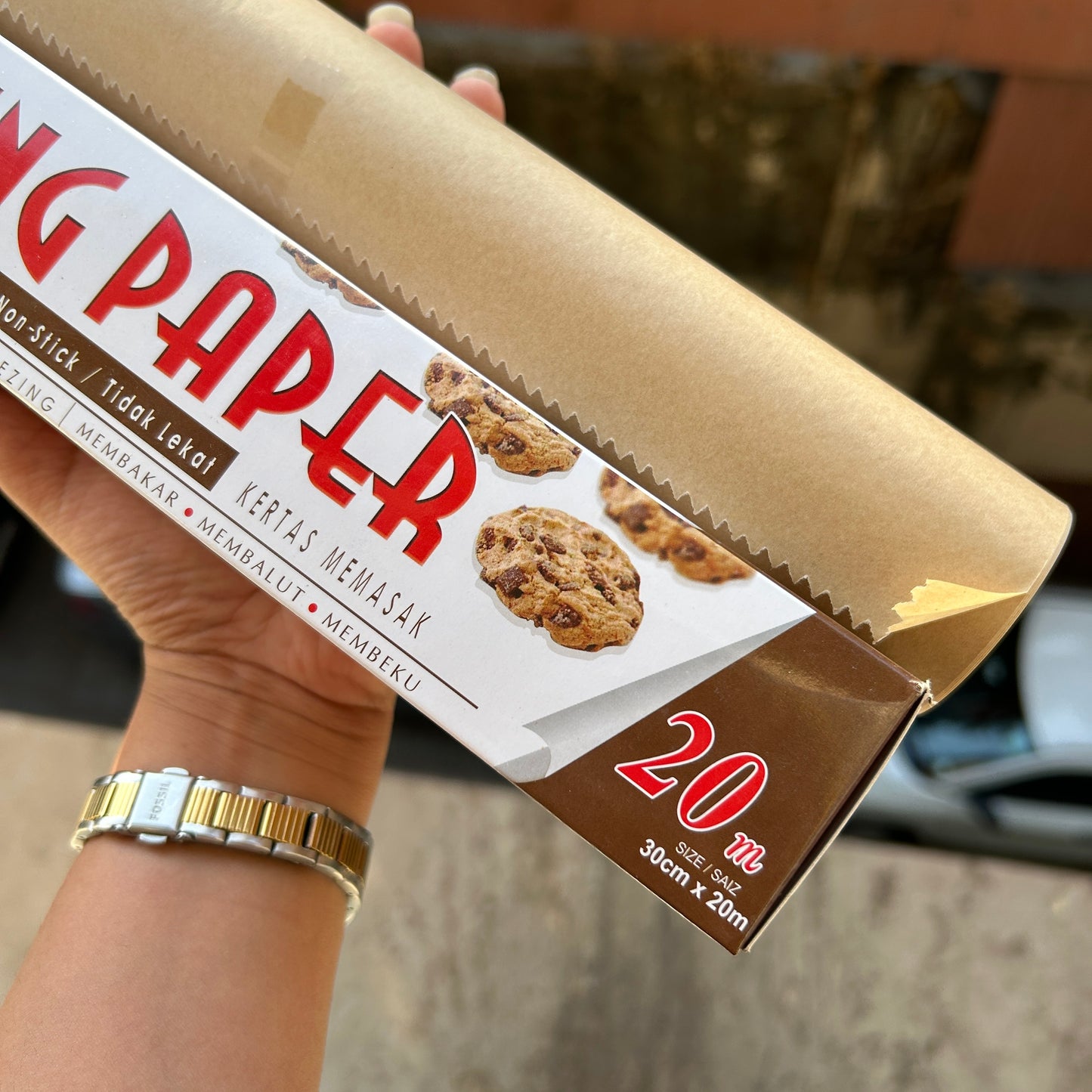 Brown Parchment Baking Paper 20mtrs