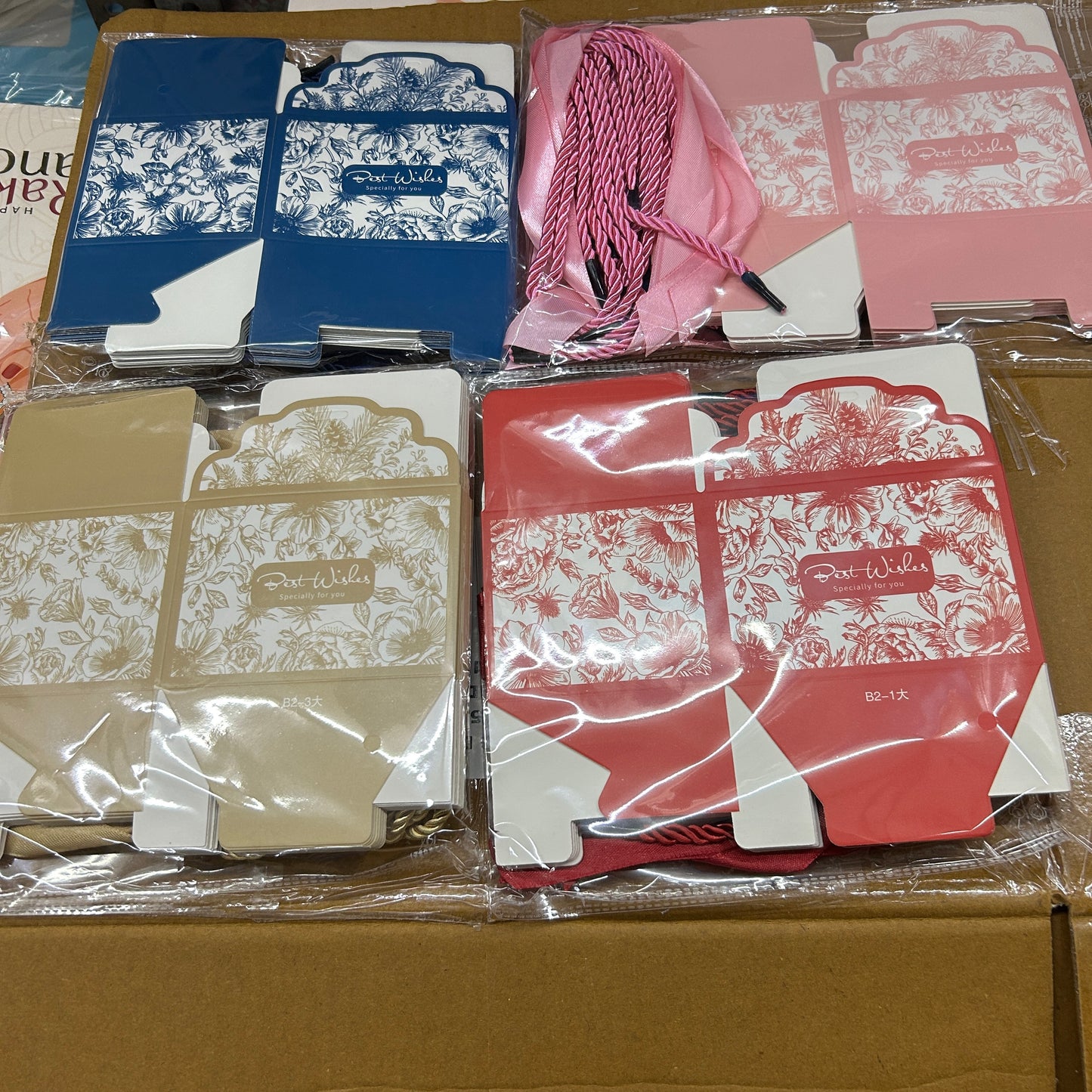 Pretty Box For Chocolates / Jewellery / Candles (10pc) includes string and ribbon