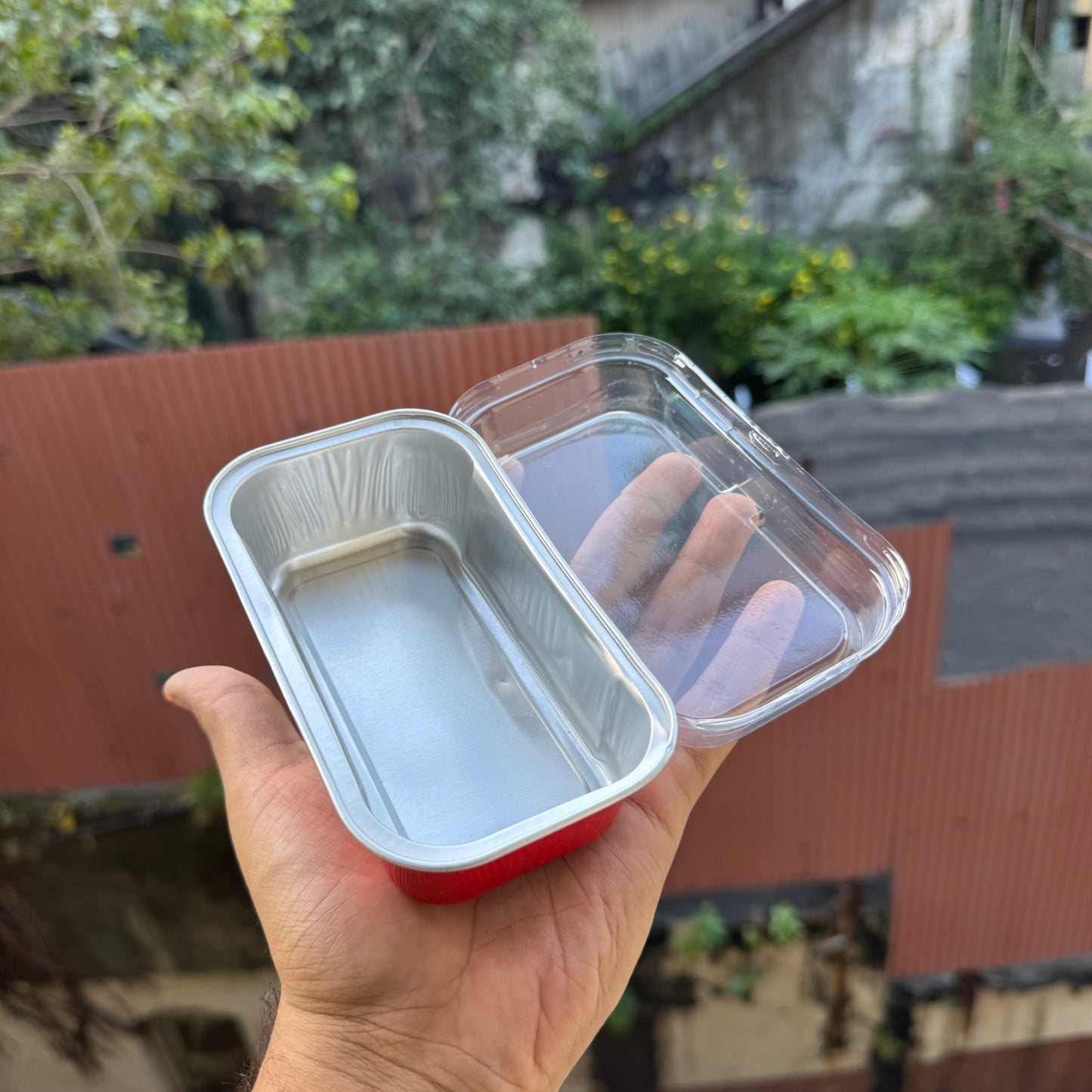 Rectangle Foil Bakeable Container (10pc)