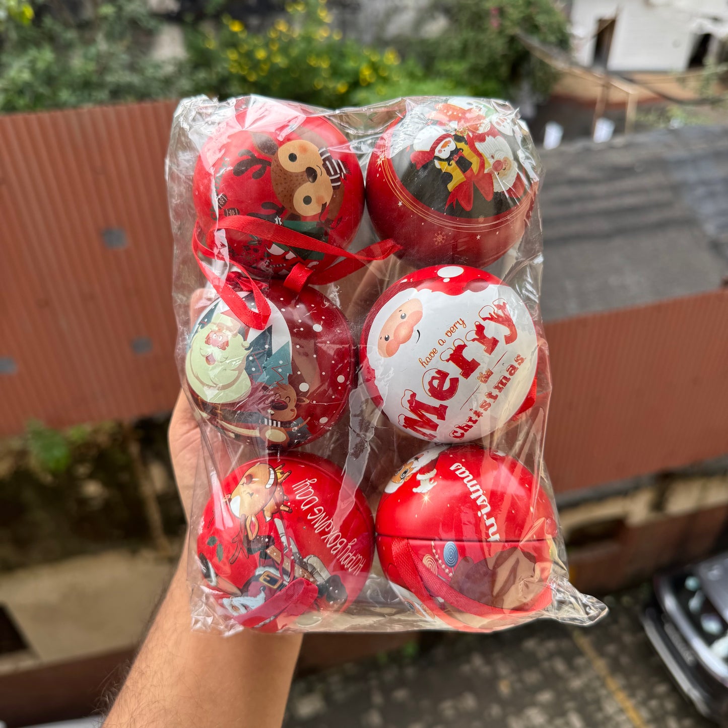 Christmas Ornament Box (6 pc)