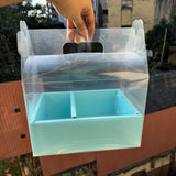 Blue Big Handle Hamper Box