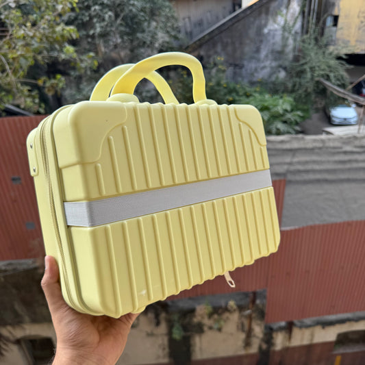Lemon Yellow Mini Suitcase Packaging For Hamper 1pck