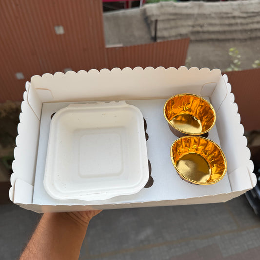 Bento and 2 cupcake BOX frill