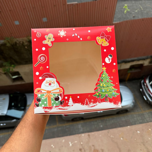 Christmas 1/2 kg cake box (10 pc)