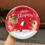 Christmas Disposable - Christmas Plates (10pc)