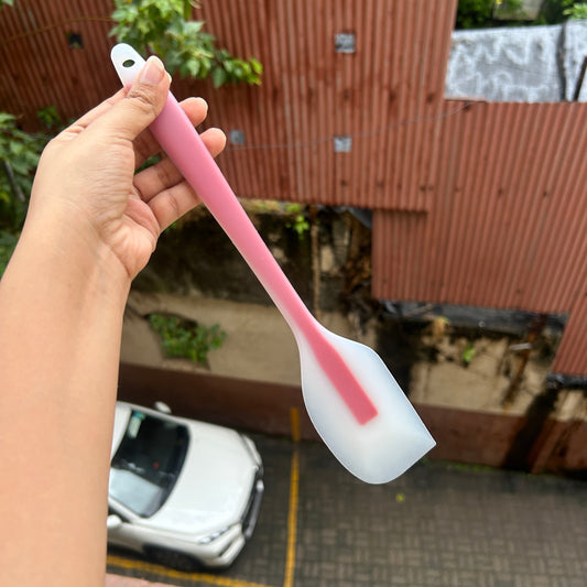 Long Handle Ombré Silicon Spatula (1pc)