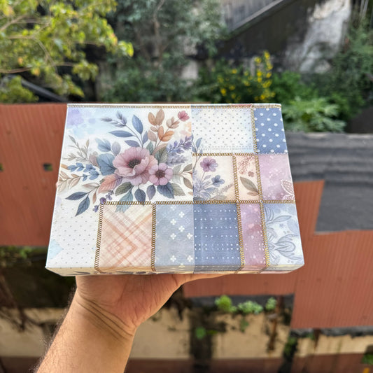 12 Cavity Festive Magnetic Rigid Box with Premium Gold Cavity (1pc)