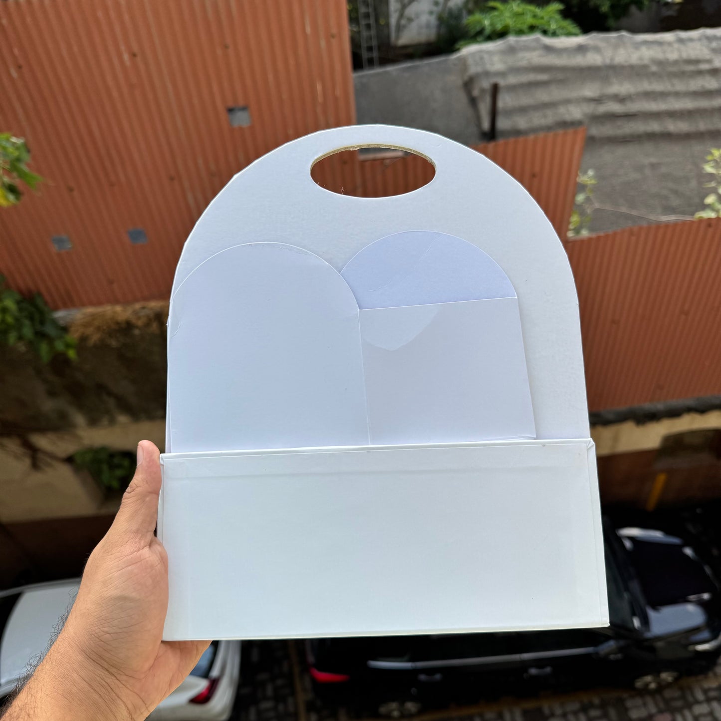 Collapsible Arch Stand White