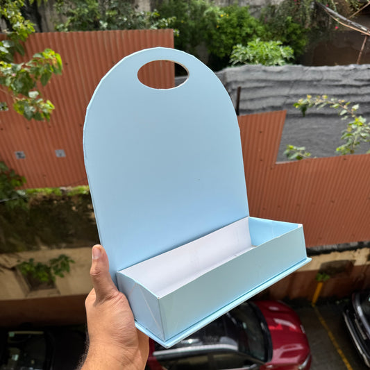 Collapsible Hamper Stand Baby Blue