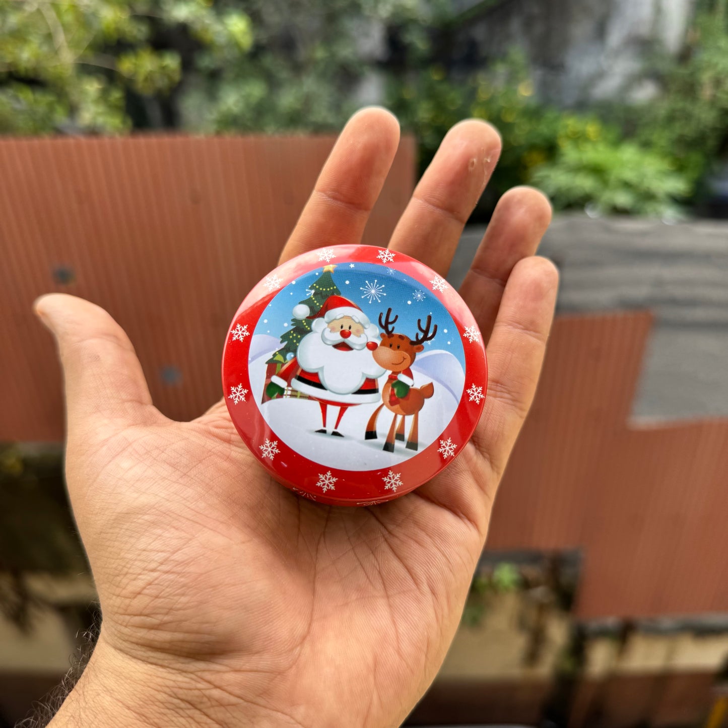 Metal Candle Round Box (5pc)