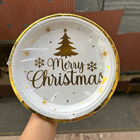 Christmas Disposable - Christmas Plates (10pc)