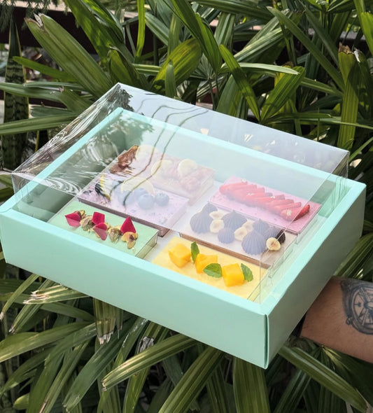 Trending Rectangle Mousse Cup Box Mint Green(10pc)