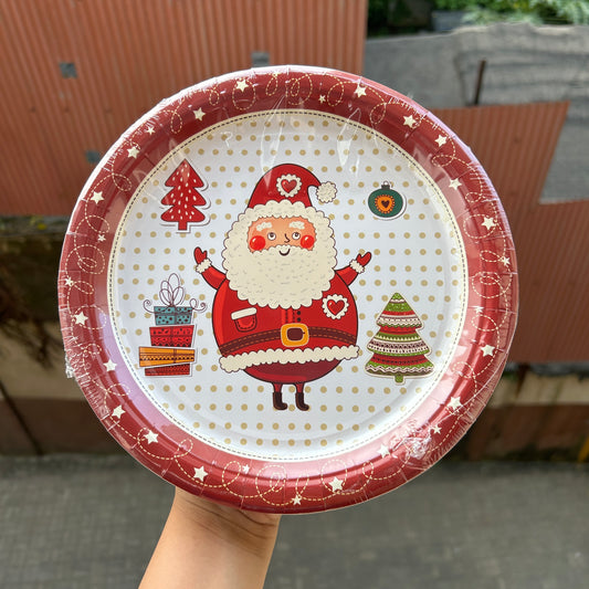 Christmas Disposable - Christmas Plates (10pc)