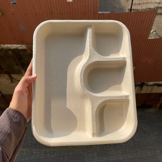 Disposable Bagasse Plates (25pcs)