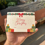 Christmas Postcard - Xmas Greeting Card #DesignB