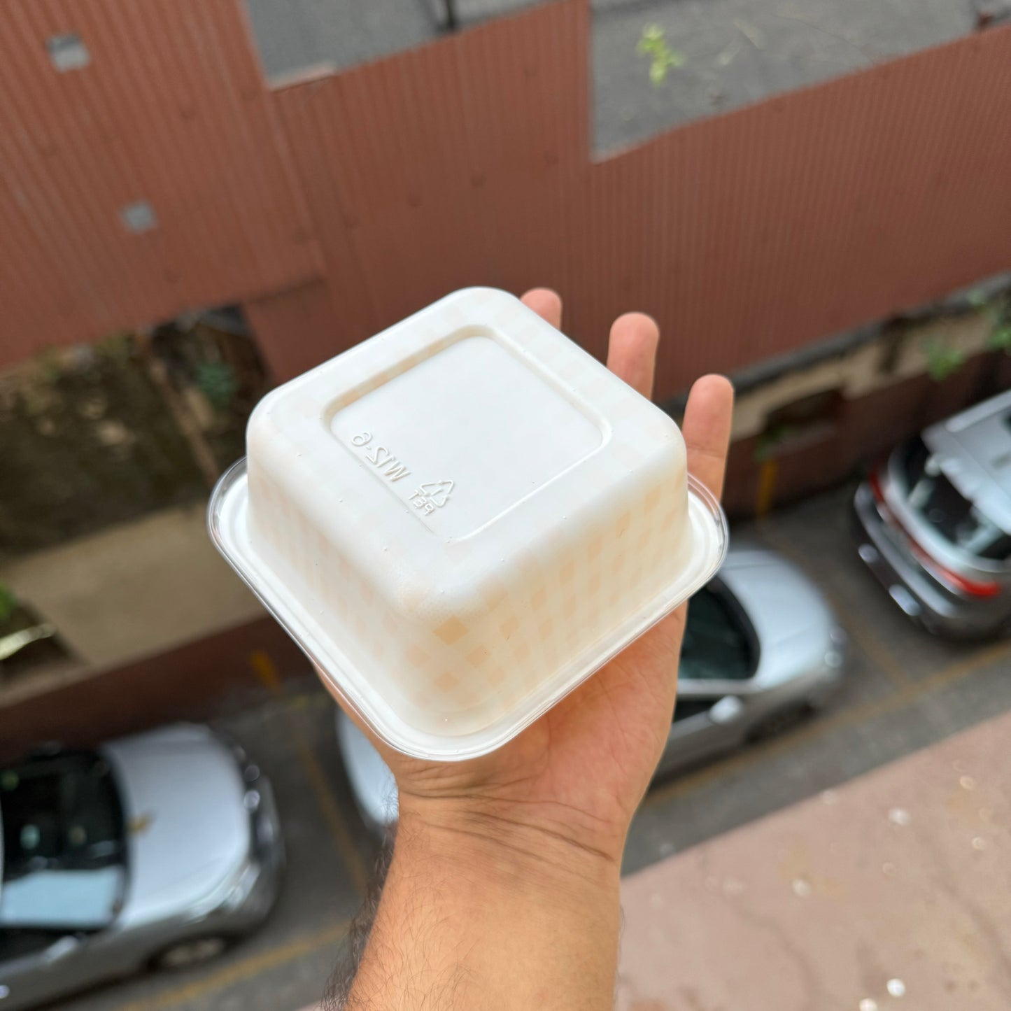 Square Container With Transparent Lid (10pc)