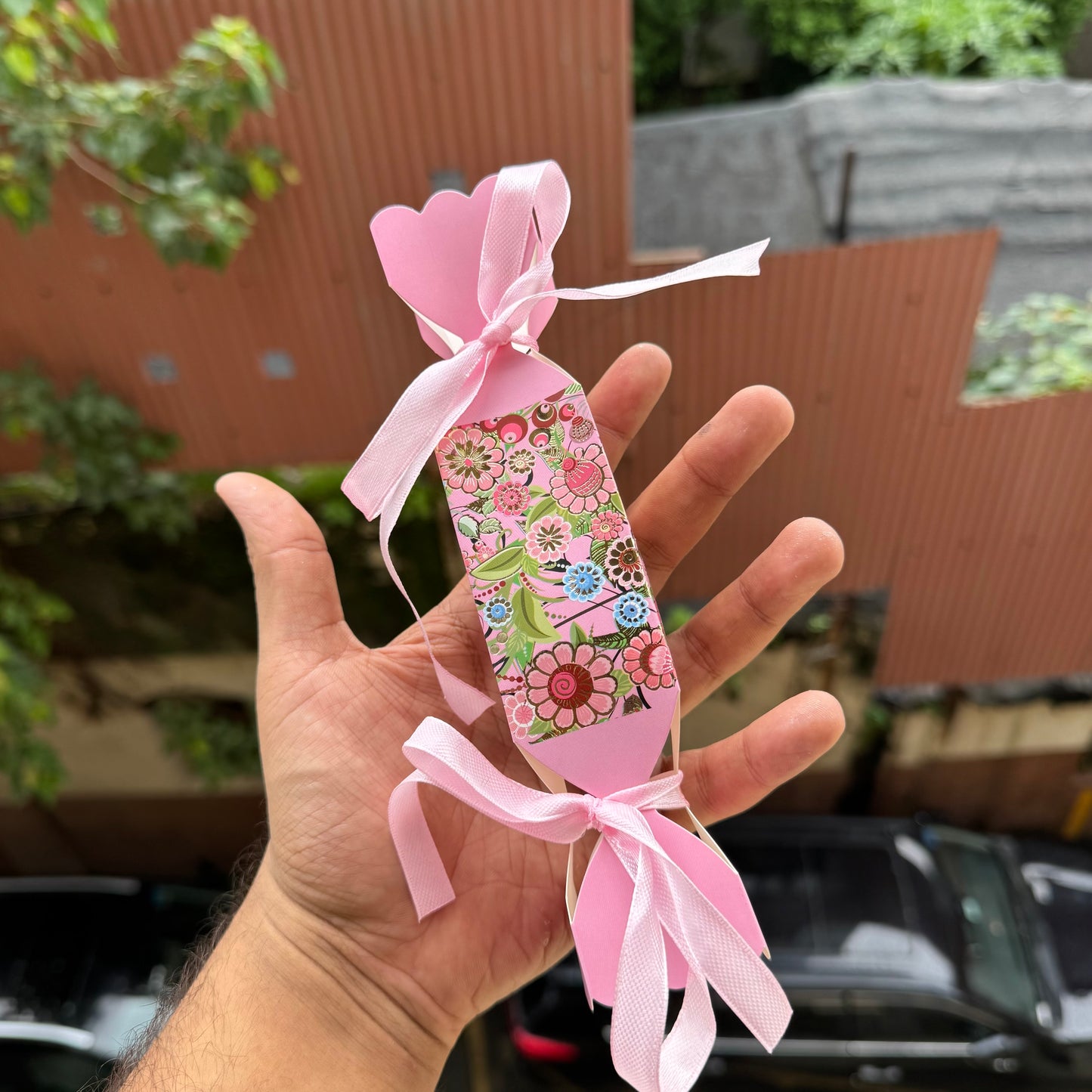 Pretty Chocolate Shape Box for Candles / Chocolate / Jewellery with Ribbon (10pc)