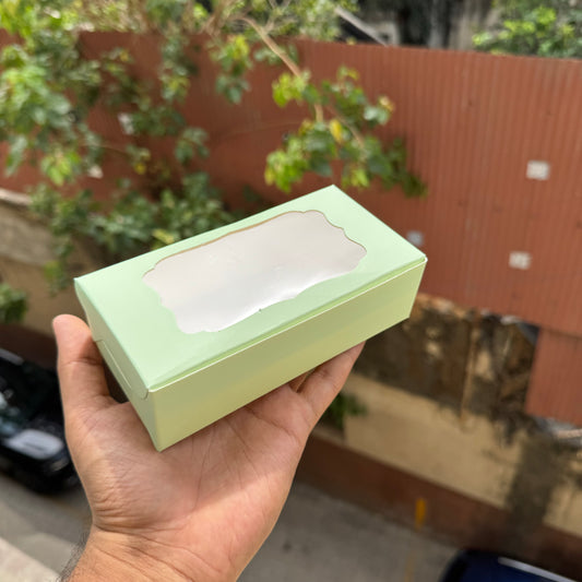 Pastel Mint Green 2 Brownie Box (10pc)