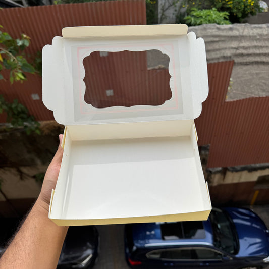 Pastel Lemon Yellow 6 Brownie Box (10pc)