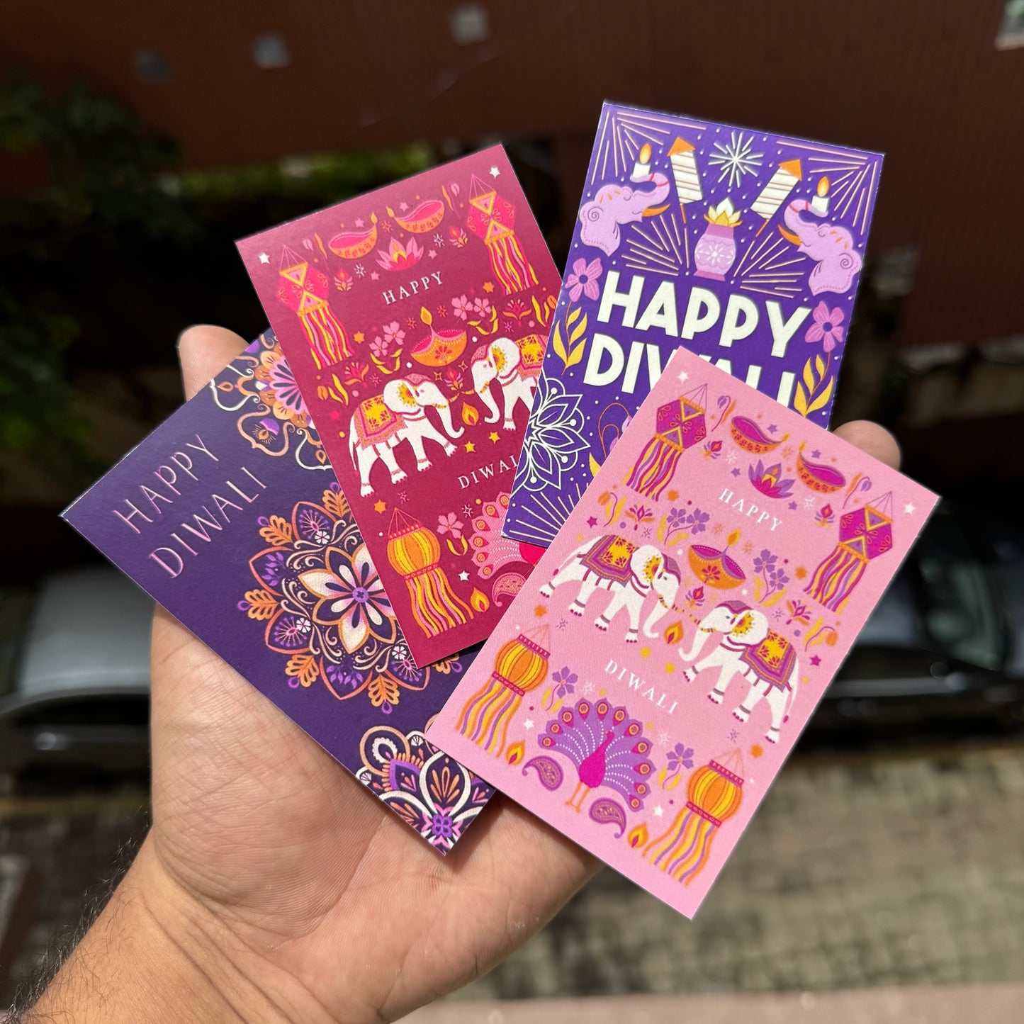 Diwali Cards Big Mix (10pc) Bright