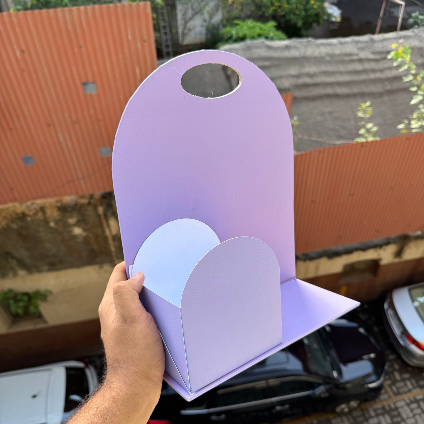 Collapsible Arch Stand Purple