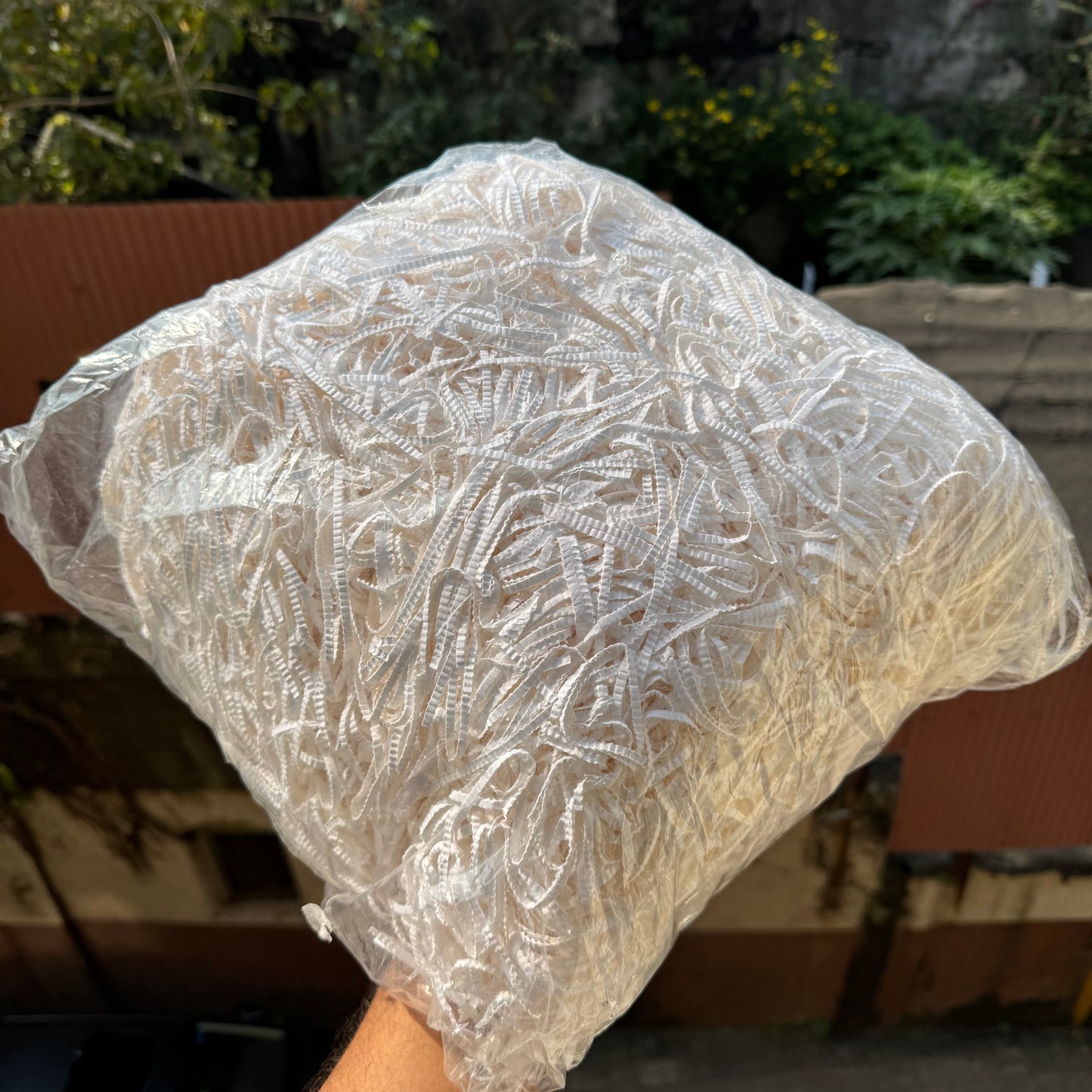 1Kg Paper Shred White