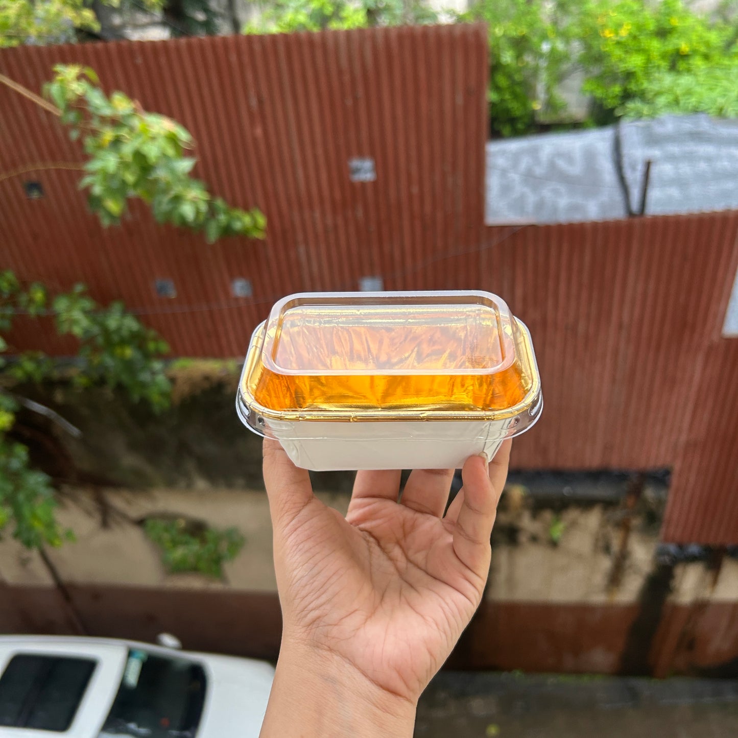 Mini Metallic Loaf Liner With Lid - Bake And Serve (10pc)