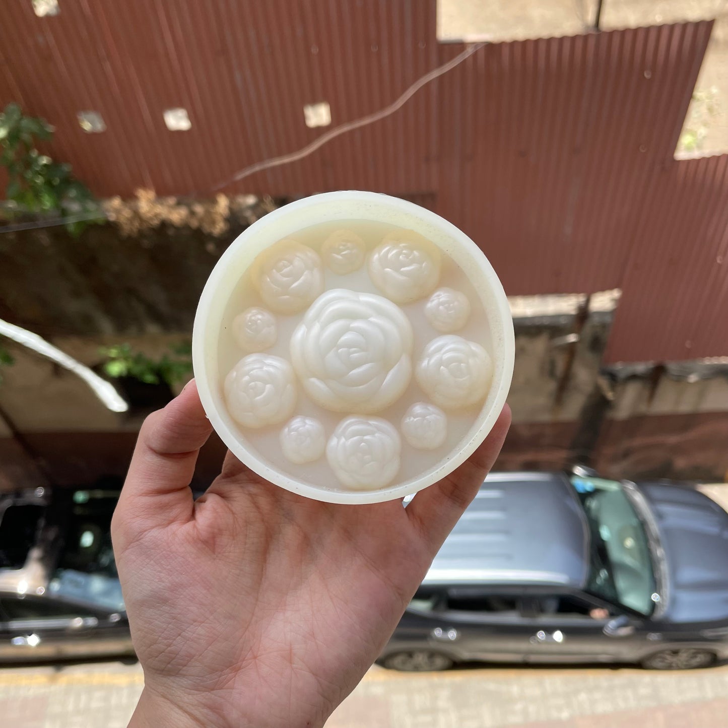 Rose fondant mould