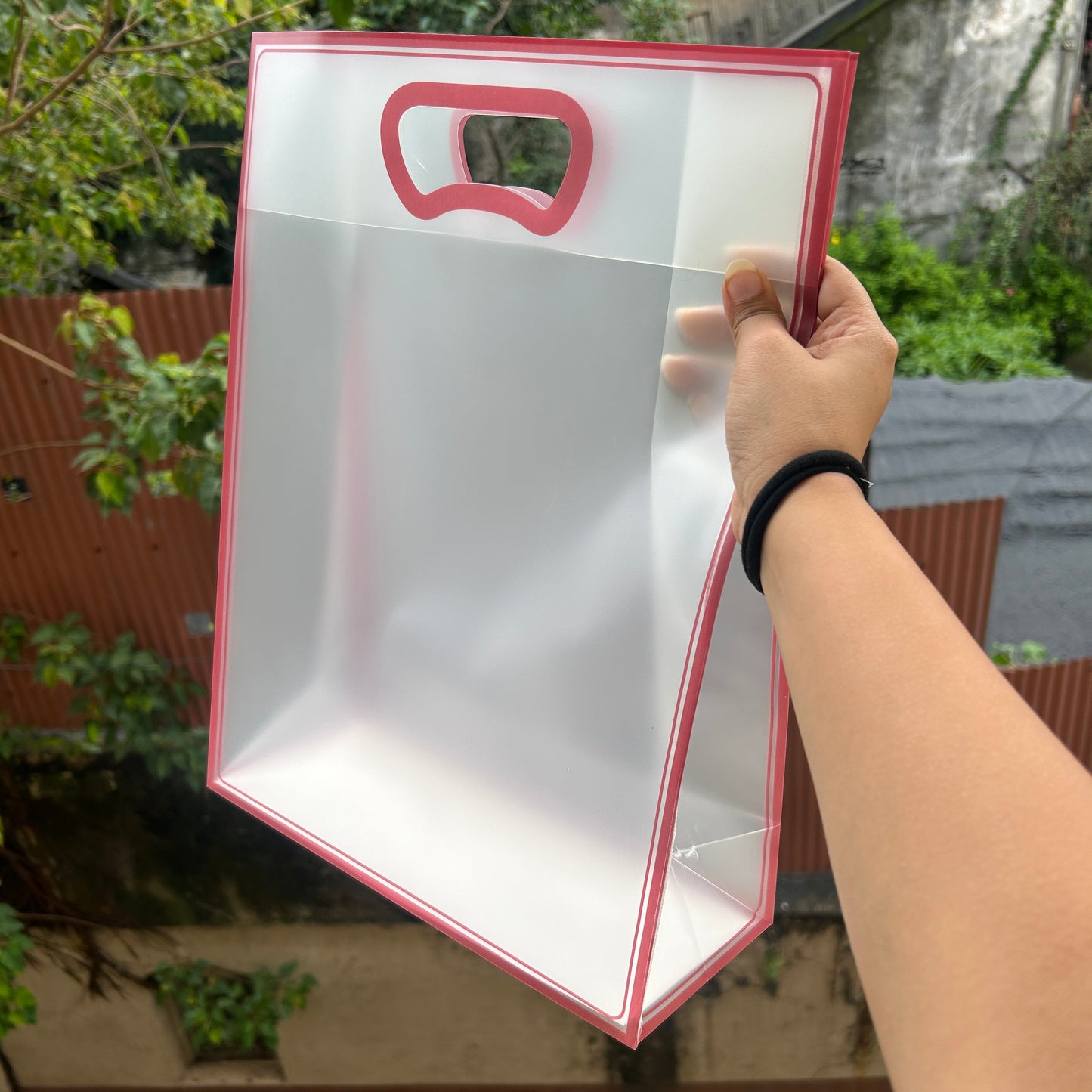 Frosted D Cut Bag (10pc)