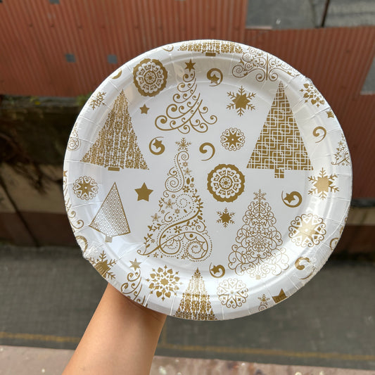 Christmas Disposable - Christmas Plates (10pc)
