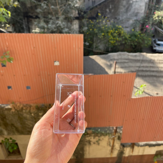 Trending Rectangle Mousse Cup / Container 125ml PS15 (10pc)