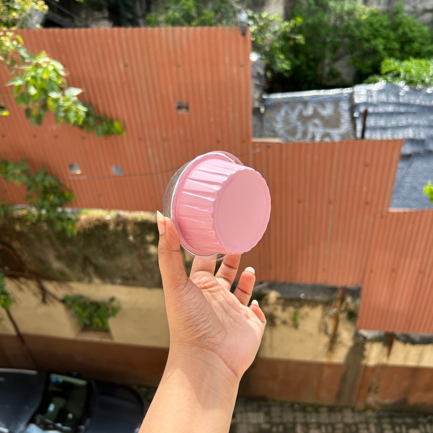 Pink Round Foiled Bakeable Cup (10pc)