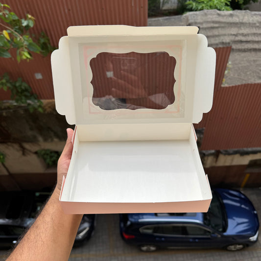 Pastel Peach 6 Brownie Box (10pc)