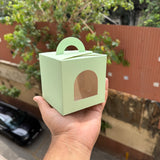Pastel Mint Green Jar Candle / Single Cupcake Box (10pc)