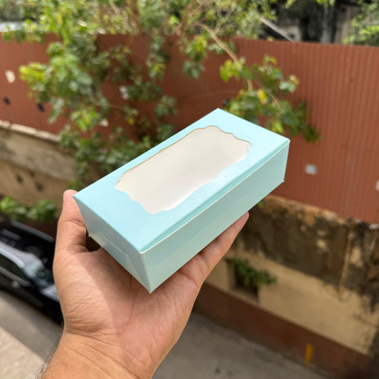 Pastel Sky Blue 2 Brownie Box (10pc)