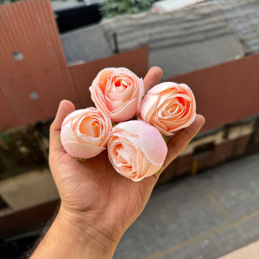 Tea Rose - Artificial Flower - 4pc