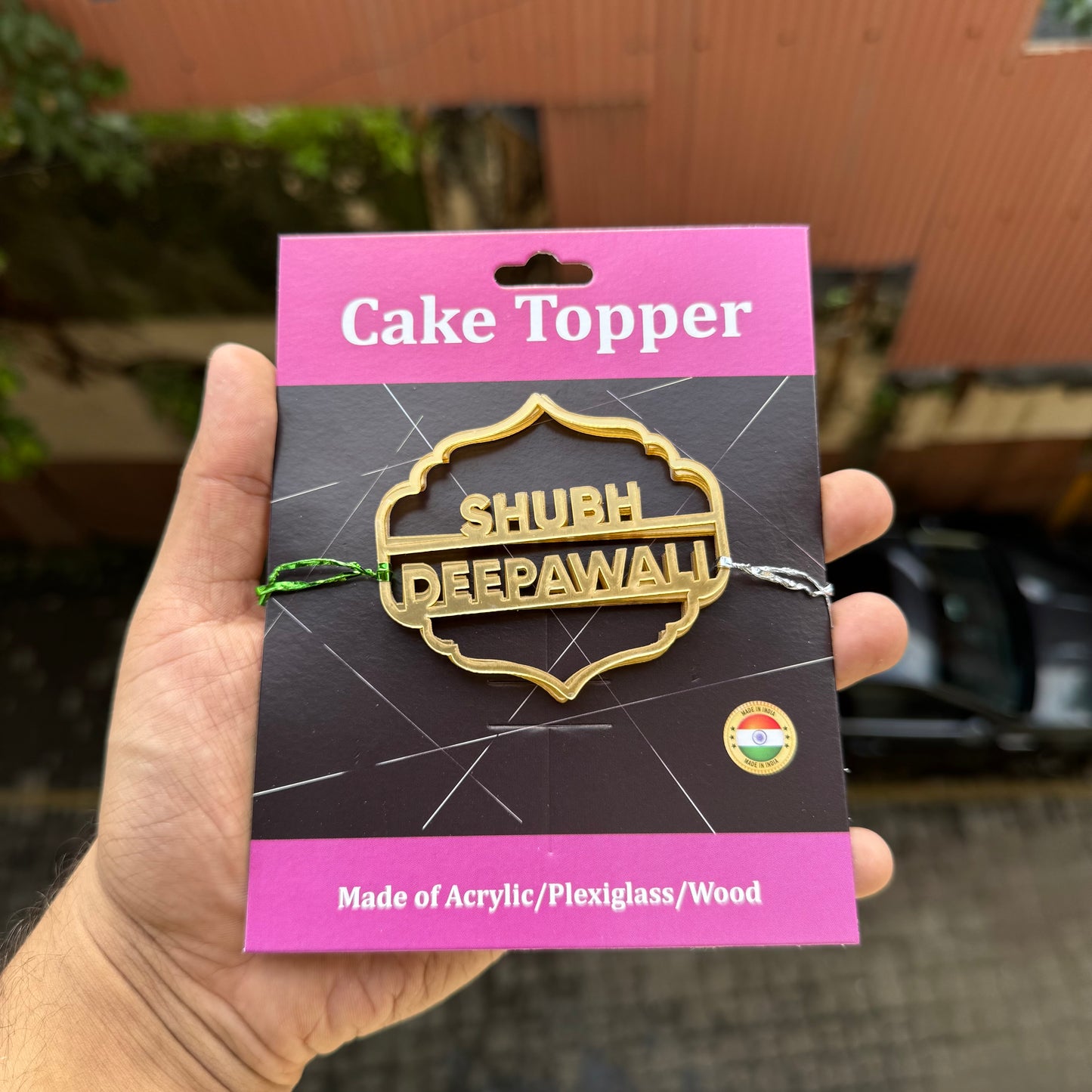 Diwali Acrylic Charms (5pc set) • Shubh Deepawali