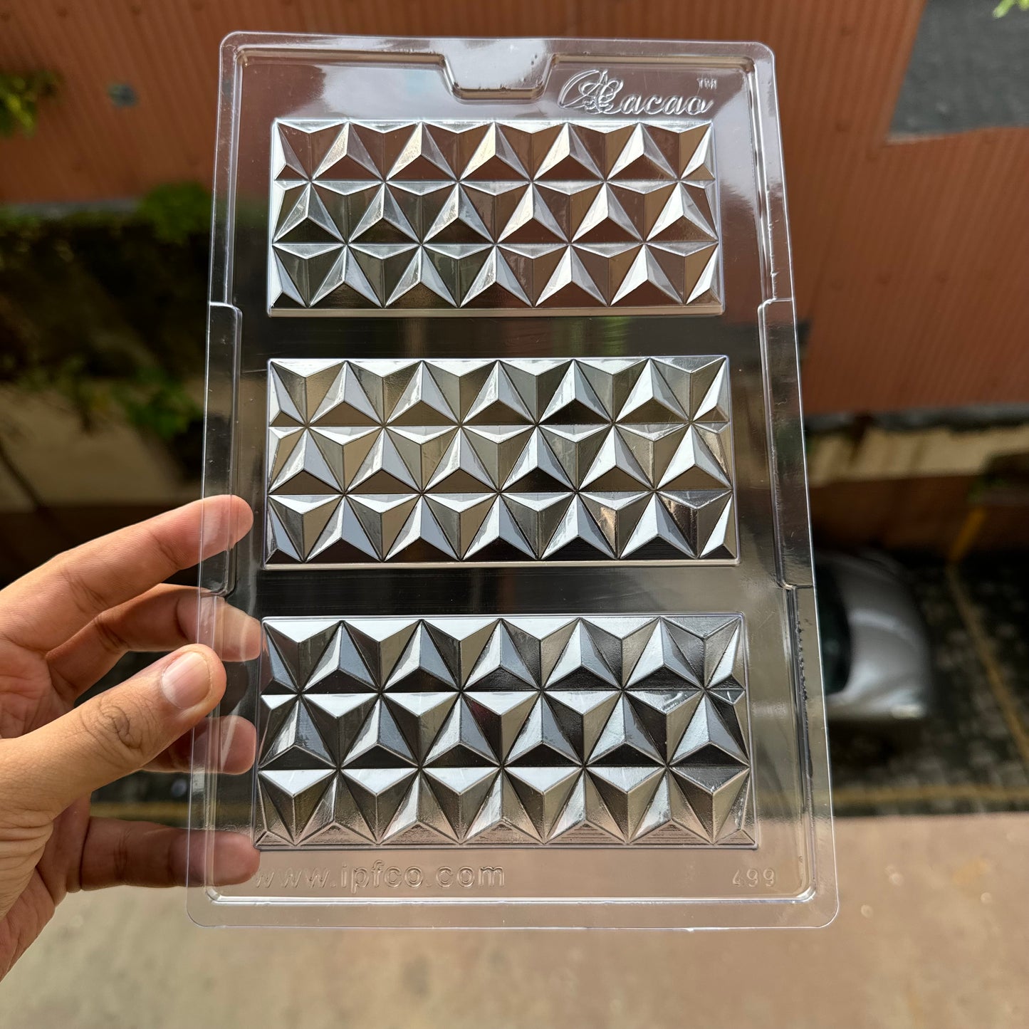 Diamond Cacao Bar Mould