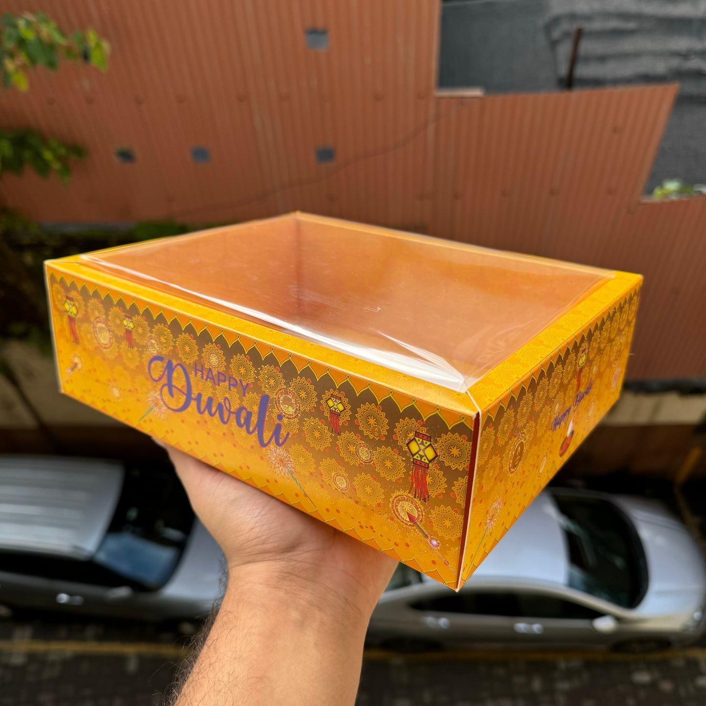 Diwali Hamper Box Yellow 50 pc