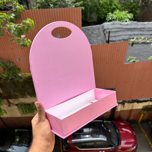 Collapsible Hamper Stand Pink