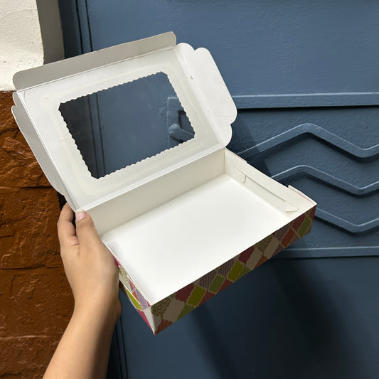 6 in 1 Brownie / Cookie Box Printed (10pcs)